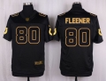 Nike Colts #80 Coby Fleener Black Men's Stitched NFL Elite Pro Line Gold Collection Jersey