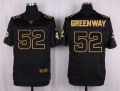 Nike Vikings #52 Chad Greenway Black Men's Stitched NFL Elite Pro Line Gold Collection Jersey