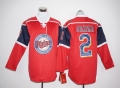 Men's Minnesota Twins #2 Brian Dozier Red Long Sleeve Baseball Jersey