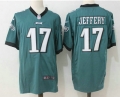 Men's Philadelphia Eagles #17 Alshon Jeffery Midnight Green Team Color Stitched NFL Nike Game Jersey