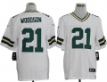 Size 60 4XL-Charles Woodson Green Bay Packers #21 White Stitched Nike Elite NFL Jerseys
