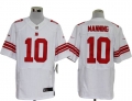 Size 60 4XL-Eli Manning New York Giants #10 White Stitched Nike Elite NFL Jerseys