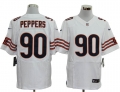 Size 60 4XL-Julius Peppers Chicago Bears #90 White Stitched Nike Elite NFL Jerseys