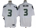 Size 60 4XL-Nike Seattle Seahawks #3 Russell Wilson Elite White NFL Jerseys