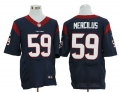 Size 60 4XL-Whitney Mercilus Houston Texans #59 Navy Blue Stitched Nike Elite NFL Jerseys