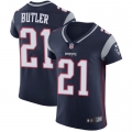 Men's Nike New England Patriots #21 Malcolm Butler Navy Blue Team Color Stitched NFL Vapor Untouchable Elite Jersey