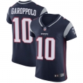 Men's Nike New England Patriots #10 Jimmy Garoppolo Navy Blue Team Color Stitched NFL Vapor Untouchable Elite Jersey