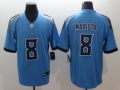 Nike Tennessee Titans 8 Marcus Mariota Light Blue New 2018 Vapor Untouchable Limited Jersey