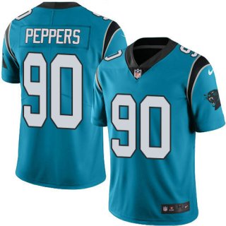 Nike Carolina Panthers #90 Peppers Blue Alternate Stitched NFL Vapor Untouchable Limited Jersey