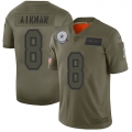 Nike Cowboys #8 Troy Aikman Camo Men's Stitched NFL Limited 2019 Salute To Service Jersey