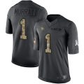 Cardinals #1 Kyler Murray Black Men's Stitched Football Limited 2016 Salute to Service Jersey