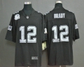 Men's New England Patriots #12 Tom Brady Black Olive 2019 Salute To Service Stitched NFL Nike Limited Jersey