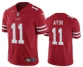Men's San Francisco 49ers #11 Brandon Aiyuk Red 2020 Vapor Untouchable Stitched NFL Nike Limited Jersey