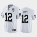 Nike Las Vegas Raiders 12 Zay Jones White 2020 Inaugural Season Vapor Untouchable Limited Jersey