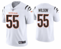 Men's White Cincinnati Bengals #55 Logan Wilson 2021 New Vapor Untouchable Limited Stitched Jersey