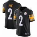 Men's Pittsburgh Steelers #2 Michael Vick Black Vapor Untouchable Limited Stitched Jersey