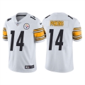 Men's Pittsburgh Steelers #14 George Pickens White Vapor Untouchable Limited Stitched Jersey