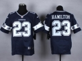 Nike Dallas Cowboys #23 Jakar Hamilton Blue Elite Jersey
