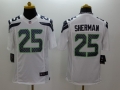 Nike Seattle Seahawks #25 Richard Sherman White Limited Jersey