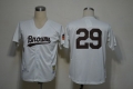 St. Louis Browns #29 Satchel Paige 1952 Cream Throwback Jersey