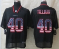 Nike Arizona Cardinals #40 Pat Tillman 2014 USA Flag Fashion Black Elite Jersey