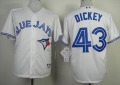 Toronto Blue Jays #43 R.A. Dickey White Jersey