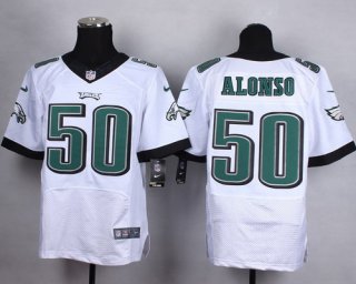 Nike Philadelphia Eagles #50 Kiko Alonso 2014 White Elite Jersey