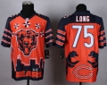 Nike Chicago Bears #75 Kyle Long 2015 Noble Fashion Elite Jersey