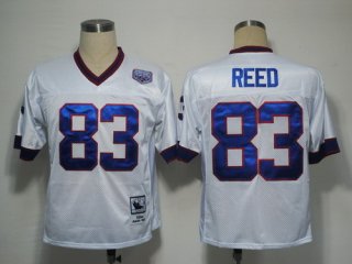 Buffalo Bills #83 Andre Reed White Throwback Jersey