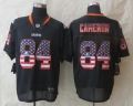 Nike Cleveland Browns #84 Jordan Cameron 2014 USA Flag Fashion Black Elite Jersey