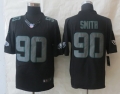 Nike Philadelphia Eagles #90 Marcus Smith Black Impact Limited Jersey
