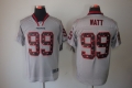 Nike Houston Texans #99 J.J. Watt Lights Out Gray Ornamented Elite Jersey