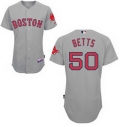 Boston Red Sox #50 Mookie Betts Gray Jersey