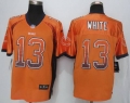 Men's Chicago Bears #13 Kevin White Nike Drift Fashion Orange Elite Jersey
