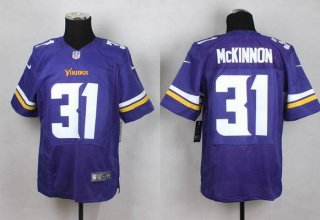 Men's Minnesota Vikings #31 Jerick McKinnon 2013 Nike Purple Elite Jersey