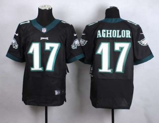 Men's Philadelphia Eagles #17 Nelson Agholor 2014 Nike Black Elite Jersey