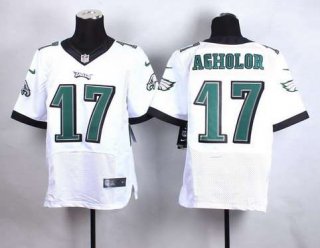 Men's Philadelphia Eagles #17 Nelson Agholor 2014 Nike White Elite Jersey