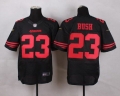 Men's San Francisco 49ers #23 Reggie Bush 2015 Nike Black Elite Jersey