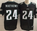 Nike Philadelphia Eagles #24 Ryan Mathews Black Elite Jersey