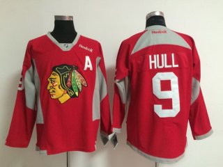 Chicago Blackhawks #9 Bobby Hull 2014 Training Red Jersey