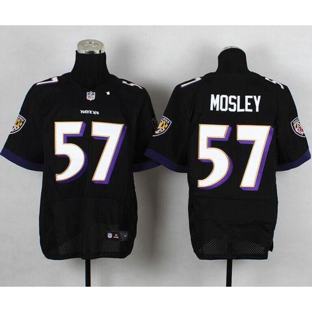Nike Ravens #57 C.J. Mosley Black Alternate Men's Stitched NFL New Elite Jersey