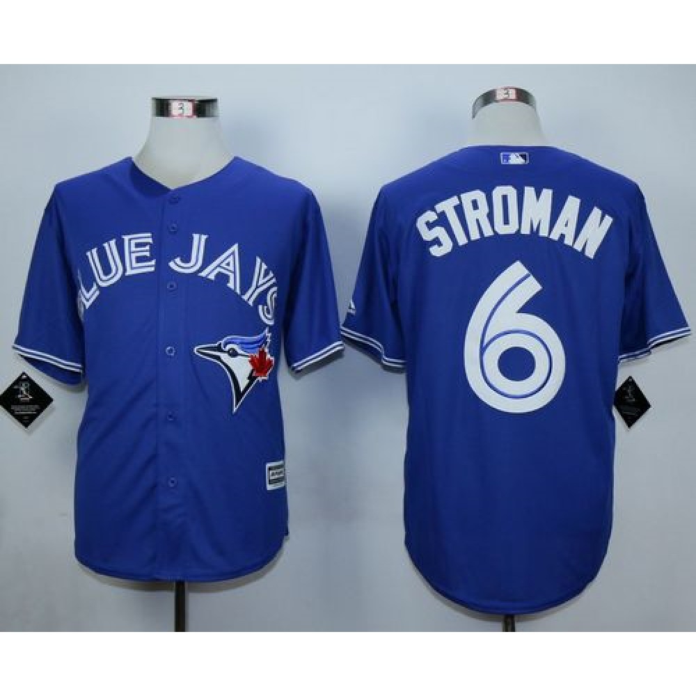 Blue Jays #6 Marcus Stroman Blue New Cool Base Stitched MLB Jersey