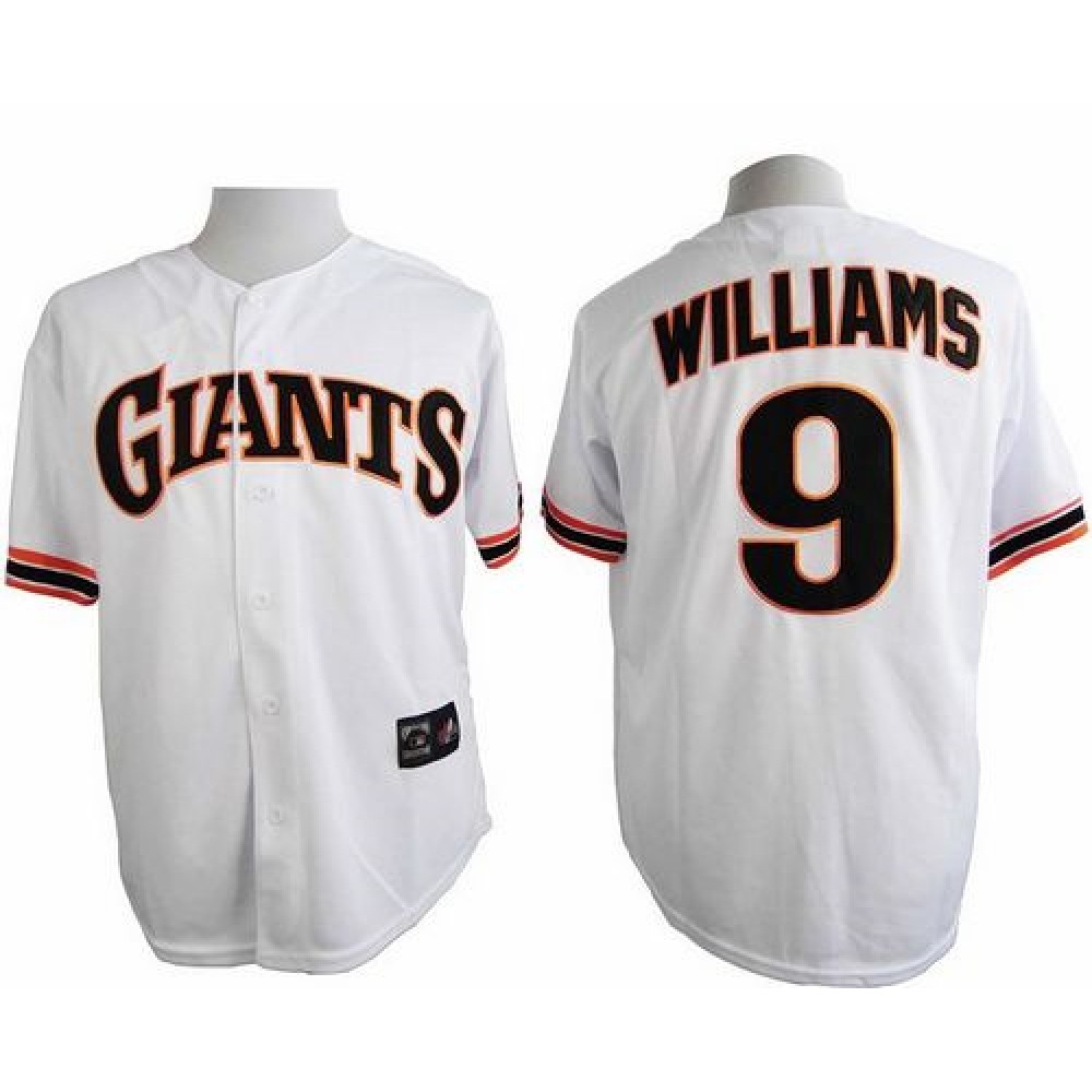 Giants #9 Matt Williams White 1989 Turn Back The Clock Stitched MLB Jersey