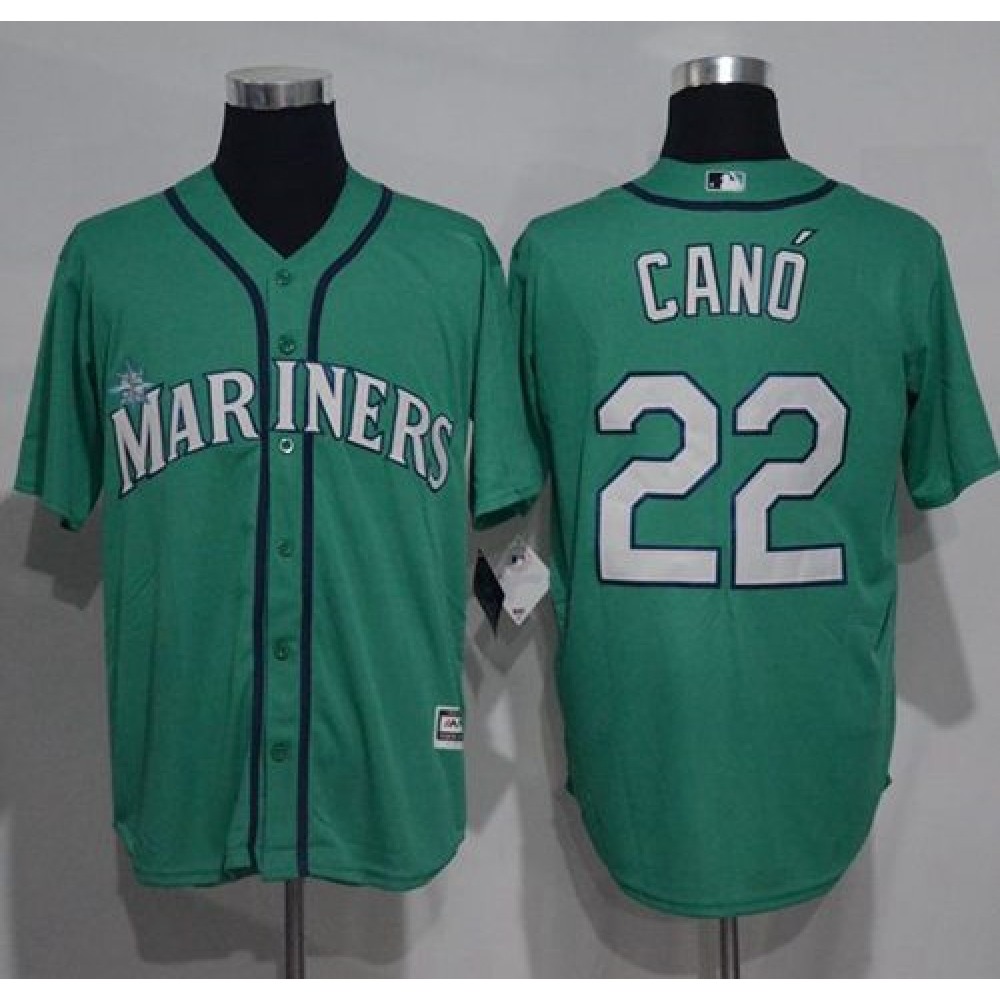 Mariners #22 Robinson Cano Green New Cool Base Stitched MLB Jersey