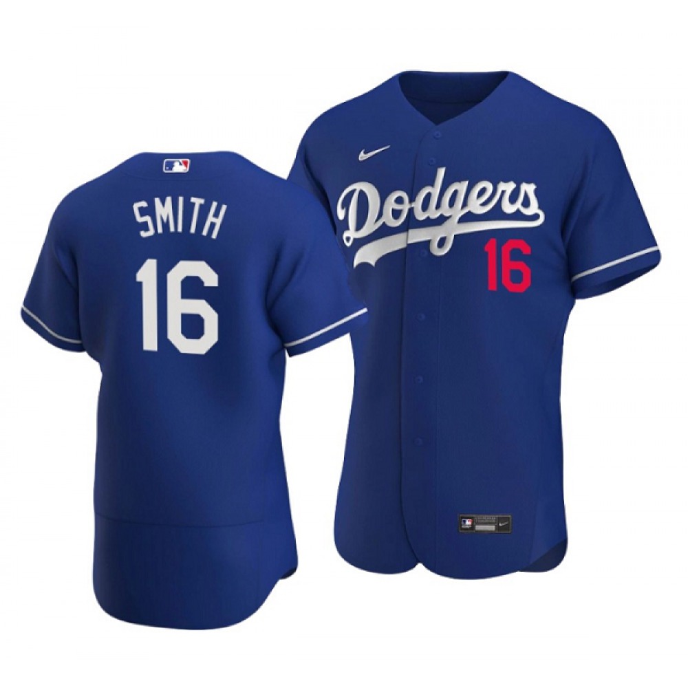 Men's Los Angeles Dodgers #16 Will Smith Blue Flex Base Stitched Jersey