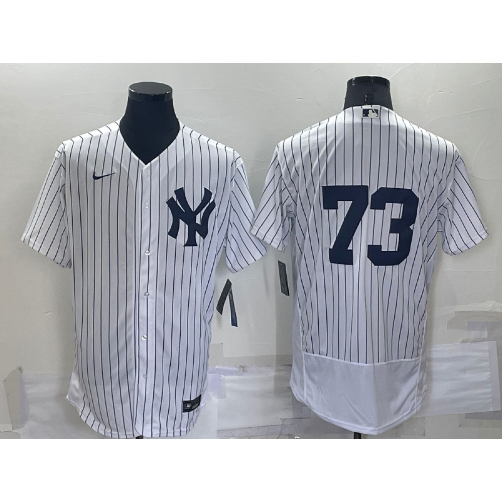 Men's New York Yankees #73 Michael King White Flex Base Stitched Baseball Jersey