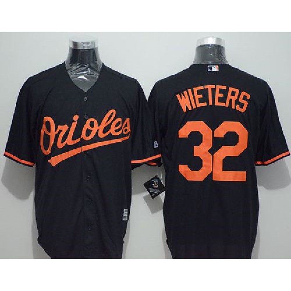 Orioles #32 Matt Wieters Black New Cool Base Stitched MLB Jersey
