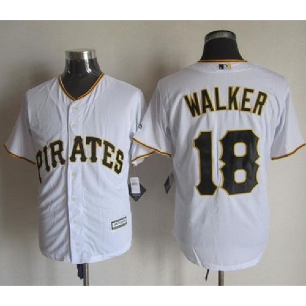 Pirates #18 Neil Walker White New Cool Base Stitched MLB Jersey
