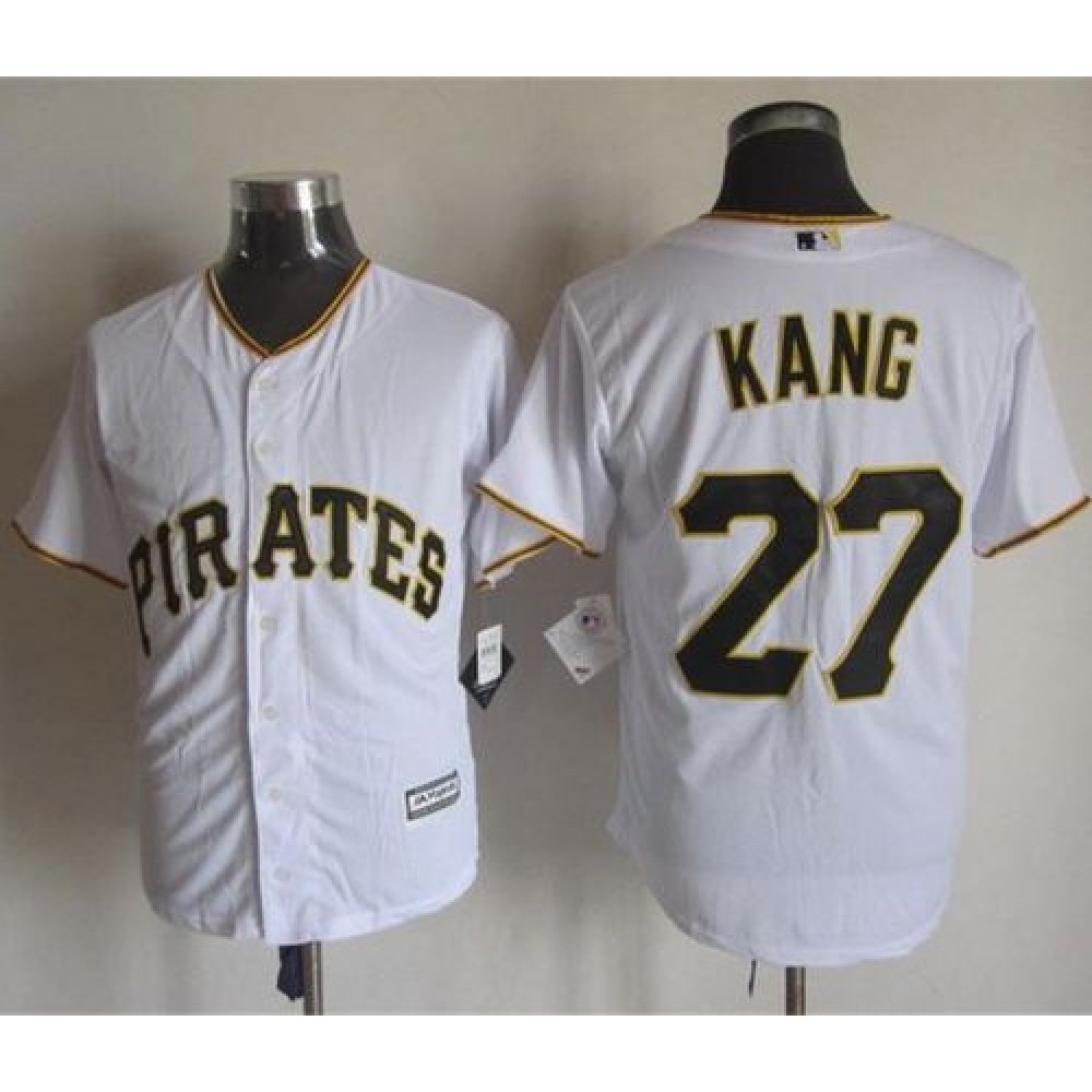 Pirates #27 Jung-ho Kang White New Cool Base Stitched MLB Jersey