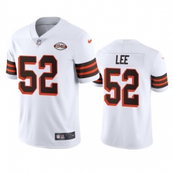 Cleveland Browns 52 Elijah Lee Nike 1946 Collection Alternate Vapor Limited NFL Jersey White